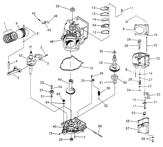 Engine (Gn410) Diagram and Parts List for 0862-0  Generac Generator