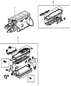 Short Block And Gasket Sets Diagram and Parts List for 6962-4  Generac Welder