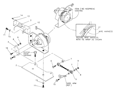 Electronic Governor Diagram and Parts List for 0756-0  Generac Generator
