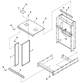 Coolsys/Fan Drive 5.4l And 4.6l Cp Diagram and Parts List for CT08046ANSN (3507V24654)(2007) Generac Generator