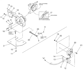 Electronic Governor Diagram and Parts List for 0046260 (3580746)(2001) Generac Generator