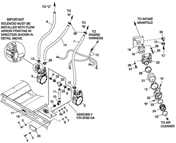 Fuel Nat. Gas C4 Diagram and Parts List for CT06030ANAN (1907V23210 - 4807V25565)(2007) Generac Generator