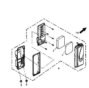 Air cleaner Diagram and Parts List for GP7500E-5943-3  Generac Generator