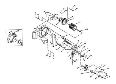 Part Location Diagram of 90976 Generac Stator Assembly