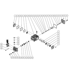 Pump Diagram and Parts List for 006228-0  Generac Pressure Washer