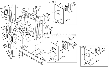 Cpl C5 H Control Cb Connection (3) Diagram and Parts List for QT08054JNSNA (6130357)(2010) Generac Generator