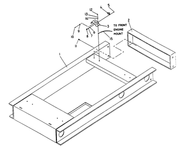 Mounting Base Diagram and Parts List for 0589-2  Generac Generator