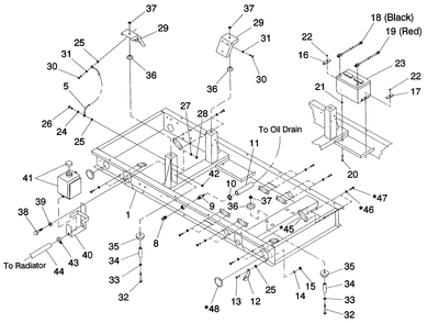 Base Diagram and Parts List for 4345-0  Generac Generator