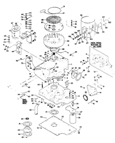 Engine Parts Diagram and Parts List for 6206-0  Generac Generator
