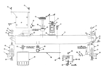 Oil Sump Assembly Diagram and Parts List for 6072-0  Generac Generator