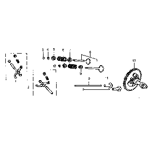 Camshaft Diagram and Parts List for 5939-6  Generac Generator