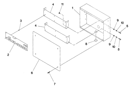 Flush Mount Diagram and Parts List for 4089-0  Generac Generator
