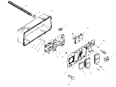 Control panel Diagram and Parts List for XG4000-5778-1  Generac Generator
