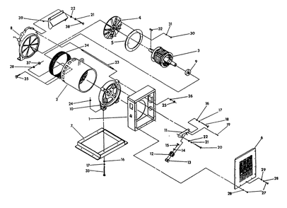 Generator Part 2 Diagram and Parts List for 9564-5  Generac Generator