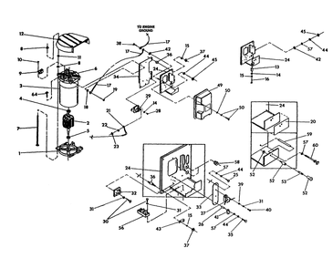 Alternator And Panel Diagram and Parts List for 0587-1  Generac Generator