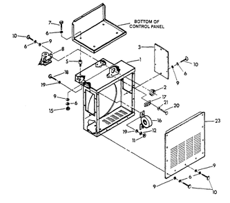 Connection Panel Diagram and Parts List for 0915-3  Generac Generator