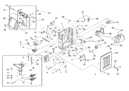 Control Panel (Part 1) Diagram and Parts List for 9665-0  Generac Generator