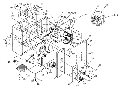 Transfer Switch Diagram and Parts List for 0789-0  Generac Generator