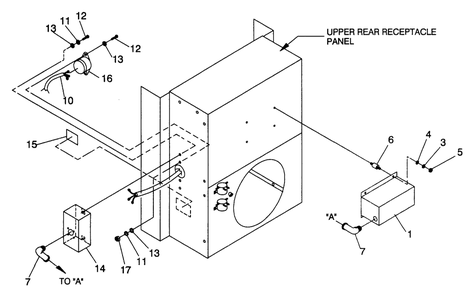 Battery Charger Diagram and Parts List for 4061-0  Generac Generator