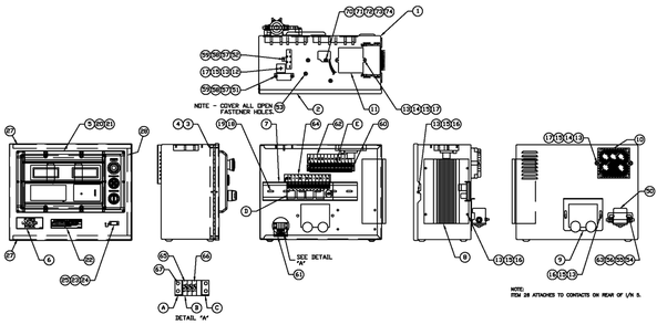 Av H-Panel 10a Battc 12v Diagram and Parts List for QT02524AVSNA (4509494 - 4822088)(2007) Generac Generator