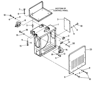 A-C Connection Panel Diagram and Parts List for 9303-2  Generac Generator