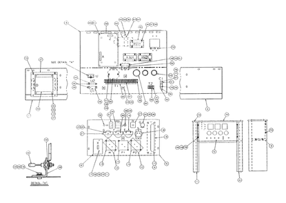 Control Console Diagram and Parts List for 9105-2  Generac Generator