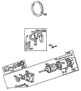 Part Location Diagram of 007-61852 Generac Terminal, Ignition Cable