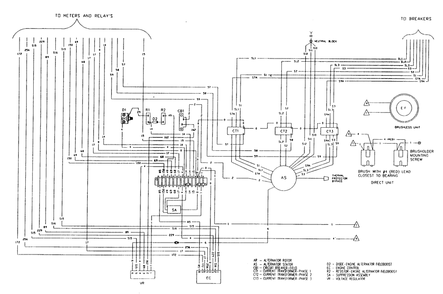 Center Lift Diagram and Parts List for 9135-3  Generac Generator
