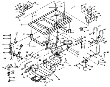 Part Location Diagram of 80080 Generac Mounting Base
