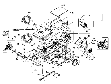 Pump Head & Cradle Assy Diagram and Parts List for 9898-1  Generac Pressure Washer