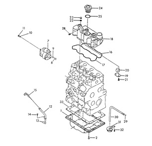Top Cover, Oil Pan And Starter Motor (Part 1) Diagram and Parts List for 9319-0  Generac Generator