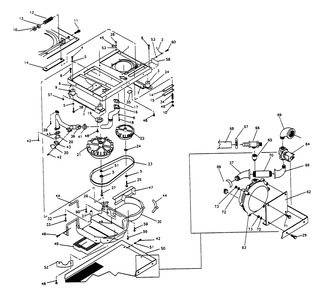 Part Location Diagram of 92203 Generac Cover Plate, Exh. Base