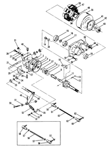 Engine Governor (Part 1) Diagram and Parts List for 8947-1  Generac Generator