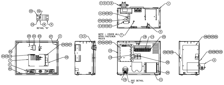 R-200 3600 Rpm 1.6l Diagram and Parts List for QT02016ANAN (4925925 - 5008941)(2008) Generac Generator