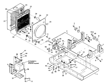 Part Location Diagram of 40178 Generac Coolant Kit