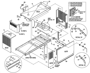 Enclosure C4 Diagram and Parts List for QT06030ANSN (4361373 - 5017502)(2008) Generac Generator