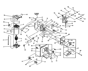 Alternator And Panel Diagram and Parts List for 9592-1  Generac Generator