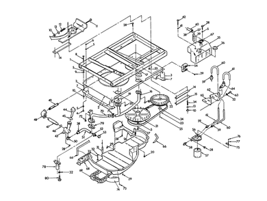 Base And Pulley Diagram and Parts List for 9007-0  Generac Generator