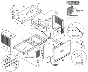 Enclosure C2 Diagram and Parts List for QT04524ANSN (5138429 - 5226378)(2008) Generac Generator
