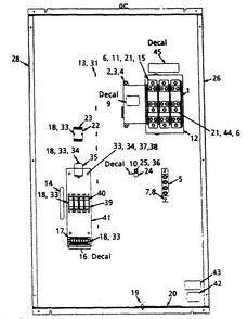 Transfer Switch Diagram and Parts List for 9653-2  Generac Generator