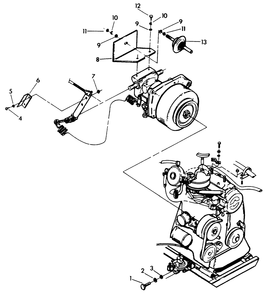 Miscellaneous Parts Diagram and Parts List for 9052-0  Generac Generator