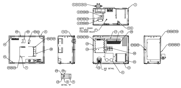 R-100 3600 Rpm 1.5l 240v Diagram and Parts List for 0052100 (4322171 - 4334594)(2006) Generac Generator
