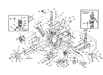 Part Location Diagram of 51372 Generac Governor Support Spacer