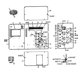 Part Location Diagram of 57159 Generac 2 Amp Breaker (Field Boost)