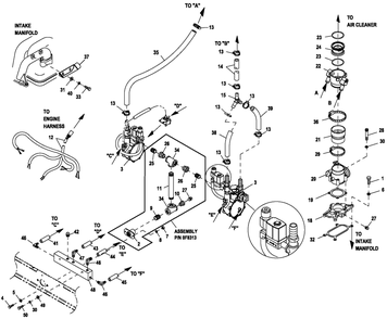 Ev Fuel 6.8l 100kw Ng Cpl Emsn Diagram and Parts List for QT10068ANSC (6297202 - 6378170)(2011) Generac Generator