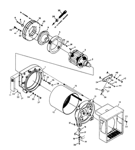 Generator Diagram and Parts List for 8938-2  Generac Generator