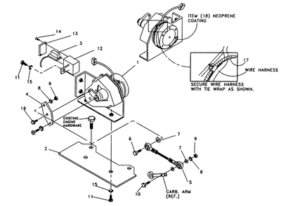 Electronic Governor Diagram and Parts List for 0590-3  Generac Generator
