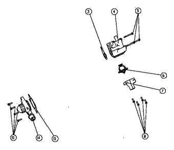 Gas Engine Coolant System Diagram and Parts List for EG03015GNSX (9690215 - 9690216)(2015) Generac Generator