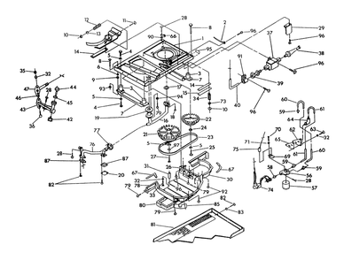 Base And Pulleys Diagram and Parts List for 9290-3  Generac Generator
