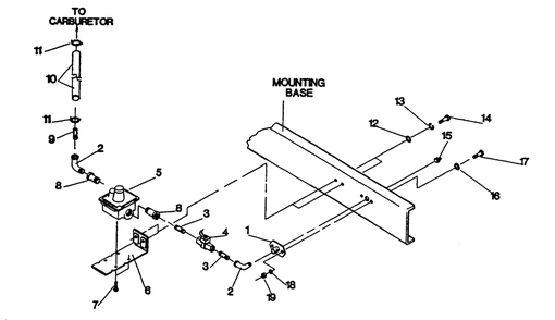 Natural Gas Regulator/Lp Gas Vapor Withdrawal System Diagram and Parts List for 9303-7  Generac Generator